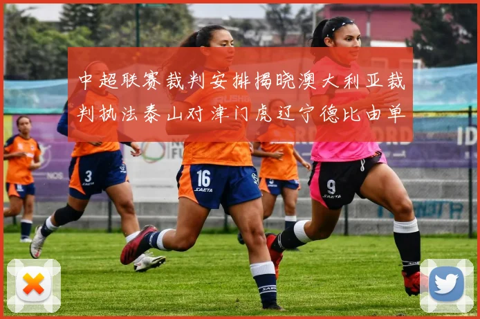 中超联赛裁判安排揭晓澳大利亚裁判执法泰山对津门虎辽宁德比由单丹奥主裁
